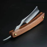 1p Cut Throat Straight Razor Wood Professional Barber Razor