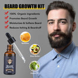 4pcs/set Men Beard Kit